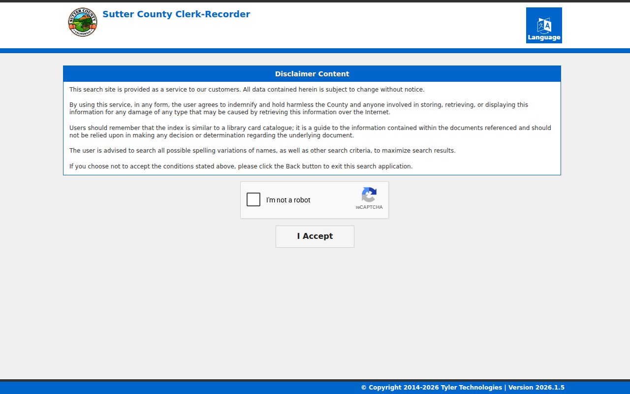Yuba City previous residents research using the modern Sutter County recorded document index